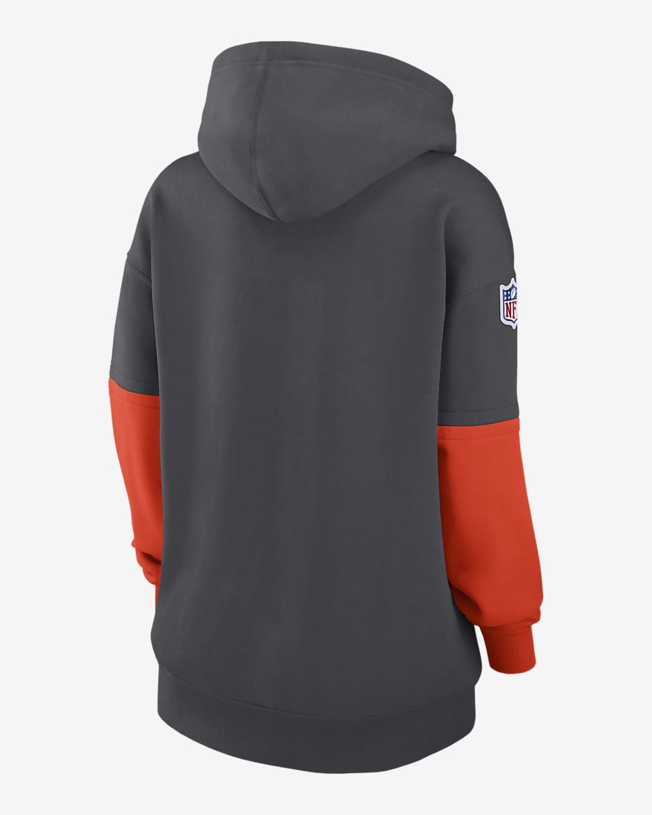 Cleveland Browns Sideline Essential Women s Nike NFL Pullover Hoodie. Nike